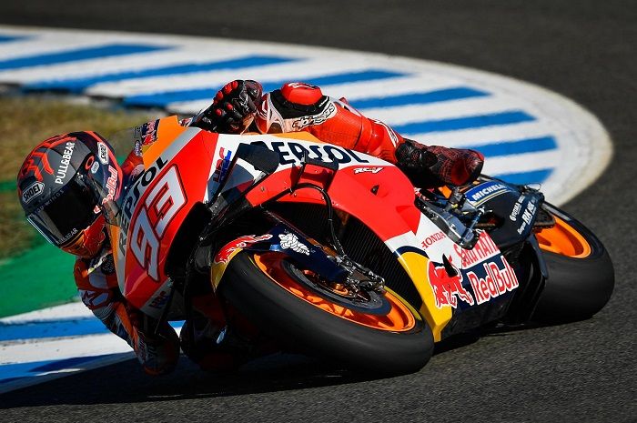 Hasil FP1 MotoGP Spanyol 2020 Marc Marquez Tercepat Valentino Rossi