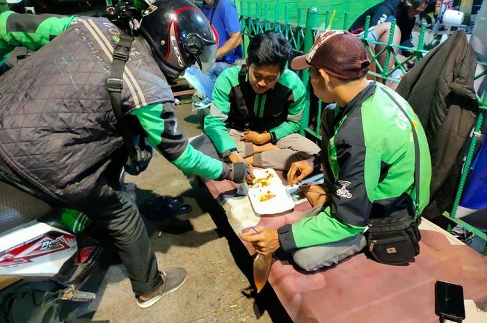 Miris Driver Ojek Online Dapat Orderan Fiktif Akhirnya Makan Bersama