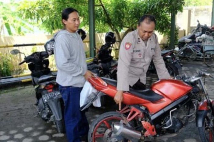 Sebanyak Motor Pakai Pelat Nomor Palsu Di Nganjuk Jelang Nataru