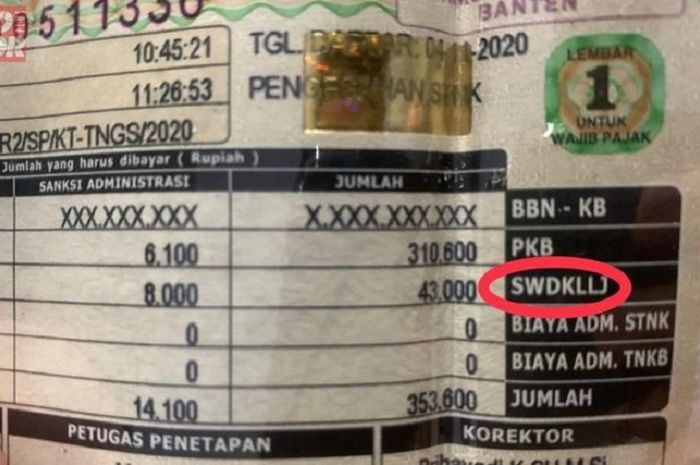 Ingat Dana SWDKLLJ Di STNK Bisa Dicairkan Pemotor Caranya Mudah