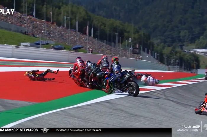 Hasil Sprint Race MotoGP Austria 2023 Balapan Chaos Pecco Bagnaia