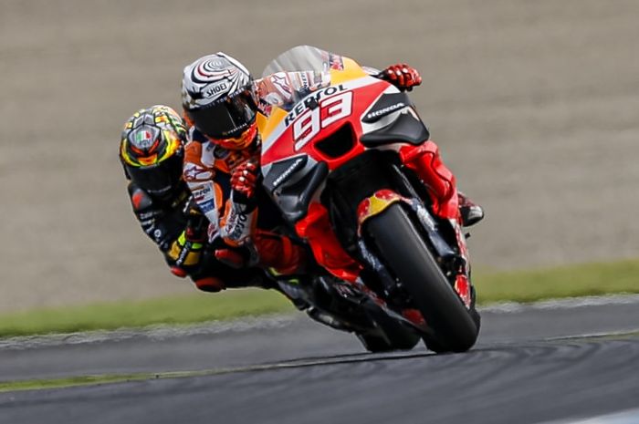 Hasil Race MotoGP Jepang 2023 Hujan Deras Beri Marc Marquez Podium