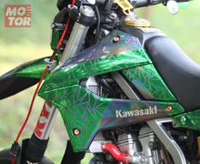 Inspirasi Modifikasi Kawasaki KLX 250 Dari Batu Akik, Hasilnya Sungguh Bikin Tercengang bro..