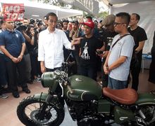 Menolak Saat Diminta Kendarai Motor Modifikasi Milik Gibran Rakabuming, Ini Alasan Jokowi