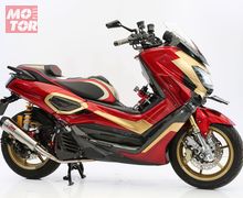 Pakai Part Mobil, Yamaha NMAX Iron Man Sabet Juara Master Customaxi Makassar