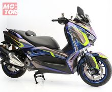 Cuma di Customaxi Makassar, Ada Yamaha XMAX Dengan Laburan Grafis Keren Begini
