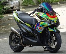Tidak Cuma Sporty, Modifikasi Yamaha Aerox Ini Punya Banyak Inovasi