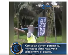 Heboh! Video Oknum Polisi Gak Paham AHO, Yang Ini Bikin Melongo