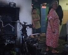 Breaking News! Teror Kain Api Semakin Merajalela di Semarang, Dua Motor Warga Ludes Terbakar   