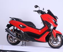 Motor Yamaha NMAX  Merah Merona Ini Disukai Nona Dan Bikin Terpesona