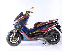 Proses Pengecatan Rumit, Motor Yamaha NMAX Ini Juara Yamaha Customaxi Bandung 2019