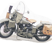 Motor Legend Dan Penuh Sejarah Harley Davidson  42WLA  Dipakai Perang Dunia Ke-2
