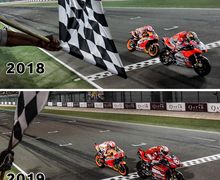 Kayak Fotokopi, Video Duel Dovizioso-Marquez di MotoGP Qatar 2018-2019