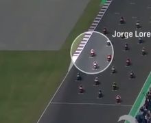 Video Detik-detik Jorge Lorenzo Salah Pencet Tombol di MotoGP Argentina, Malah Zonk Hasilnya