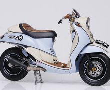 Begini Motor Yamaha Fino Dijadikan Cafe Racer, Kaki-kaki Berotot
