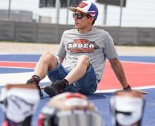 Persiapan MotoGP Amerika 2019, Marc Marquez Malah Pasang Kayu di Helm