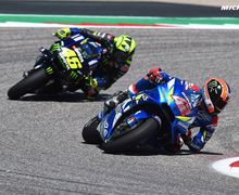 Lakukan Dua Kesalahan Fatal, Valentino Rossi Kubur Impian Juara di MotoGP Amerika