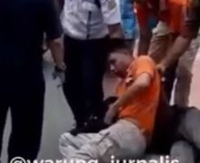 Macet di Rawamangun, Penangkapan Maling Helm Oleh Satpol PP Berlangsung Tegang