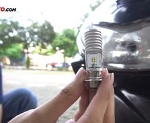 Biar Kece, Bisa Gak Sih Motor Lawas Pakai Lampu LED Tanpa Ubahan?