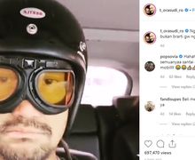 Video Artis Tora Sudiro Pakai Helm di Dalam Mobil, Ternyata Buat Rayu Sang Istri