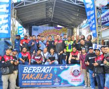 Yamaha NMAX Club Indonesia Depok Chapter Bagi-bagi Takjil, Sudah Yang Ketiga Kalinya