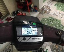 Tambah Canggih, Motor Jadul Honda Astrea Prima Pakai Speedometer Digital