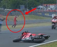 Video Brutalnya FP2 MotoGP Prancis 2019, Danilo Petrucci Sampai Peringatkan Pembalap Lain