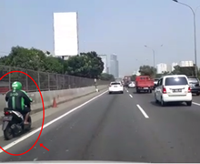 Video Driver Ojol Ngebut Naik Motor di Jalan Tol, Gimana Prosedur Keluar dan Dendanya?