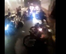 Ngeri, Video Hujan Tembakan Warnai Penangkapan Geng Motor di Underpass Manggarai