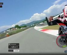 Wow! Video Straight di Trek MotoGP, Top Speed Lebih 350 Km/Jam 