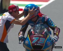 Adik Marc Marquez kalahkan Adik Valentino Rossi di Moto2 Italia 2019, Dimas Ekky Masih Konsisten
