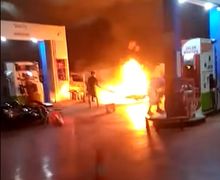 Lumajang Mencekam, Video Kobaran Api Nyaris Hanguskan Pom Bensin, Gara-gara Selang Karburator