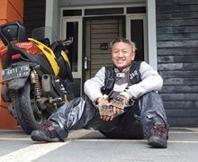 Curhat Sandy Pas Band Turing  ke Bandung Naik Yamaha XMAX, Diwarnai Insiden Jas Hujan
