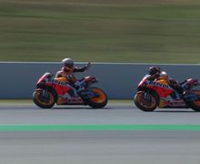 Kenapa Nih, Video Marc Marquez Emosi Ke Jorge Lorenzo di MotoGP Catalunya 2019 