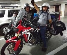 Mantap, Bikers Tertua di Indonesia Keliling Asia Naik Motor, Sayang Terkendala Ini di India