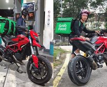 Bikin Melongo, Video Driver Ojol Tercepat Di Dunia, Antar Pesanan Naik Moge Ducati Hypermotard Harga Rp 260 Juta