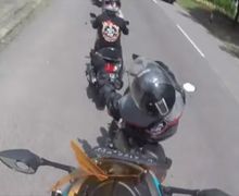 Jarak Terlalu Dekat, Video Tabrakan Beruntun Konvoi Yamaha NMAX, Korban Sampai Terseret di Jalan