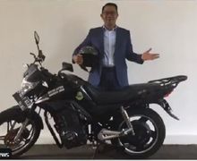 Video Gubernur Ridwan Kamil Naik Motor Listrik, Dicharge Satu Jam Bisa Dipakai Puluhan Kilometer