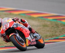 Tegang, Marc Marquez Raih Pole Position MotoGP Jerman 2019, Valentino Rossi Tercecer