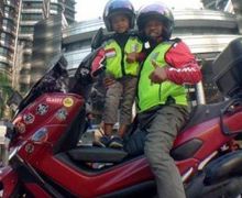 Ajak Anak Naik Yamaha NMAX dari Jambi ke Mekkah, Berapa Kali Lilik Gunawan Ganti Oli Motornya?