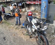 Adu Banteng di Lampu Merah, Yamaha V-Ixion Hancur Berantakan, Honda BeAT Malah Gak Rusak