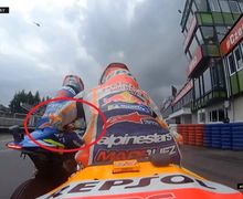 Marc Marquez Disenggol Alex Rins Saat Kualifikasi MotoGP Ceko 2019, Ajak Perhitungan di Pit