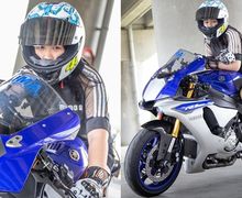 Unik, Kisah Biker Cewek Penunggang Yamaha R1, Sering Dikira Cowok