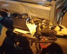 Pondok Gede Mencekam, Honda Vario Berantakan Diseruduk Angkot, Mobil Pikap Ikut Penyok Bodi