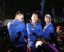 Sempat Dikira Gangster, Ternyata Orang Jepang Ini Anggota Komunitas Motor Matic di Bali