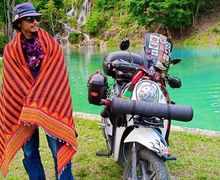 Siapa Bilang Turing Butuh Biaya Mahal, Faisal Yusri Buktikan Keliling Aceh Naik Honda Scoopy