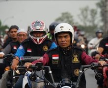 Gagah Banget, Video Ustadz Abdul Somad Konvoi Naik Chopper Dikawal Bikers di Batam