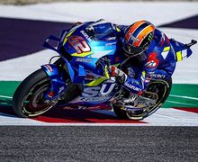 Hasil FP3 MotoGP Aragon 2019, Alex Rins Geser Vinales, Marquez Gak Berani Basah