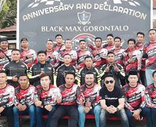 Dijejali Ribuan Biker, Deklarasi dan Perayaan Ultah Perdana Black Max Gorontalo (BMG) Berjalan Sukses