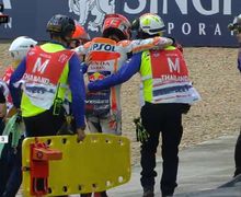 Dibawa Ke Rumah Sakit, Marc Marquez Crash di FP1 MotoGP Thailand, Diduga Ini Biang Keroknya